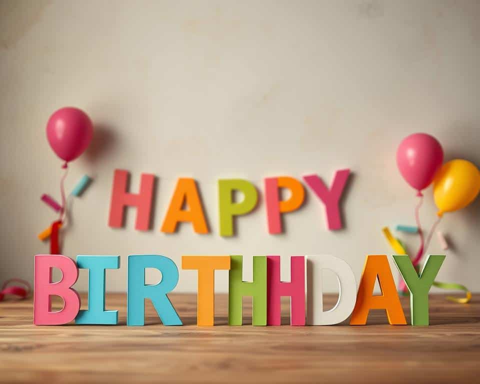 DIY happy birthday sign